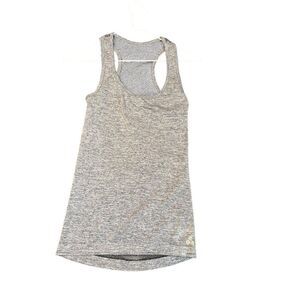 Soho Sport Womens Racerback Tank Top S Gray Heather 60% Nylon 30% Polyester 10%